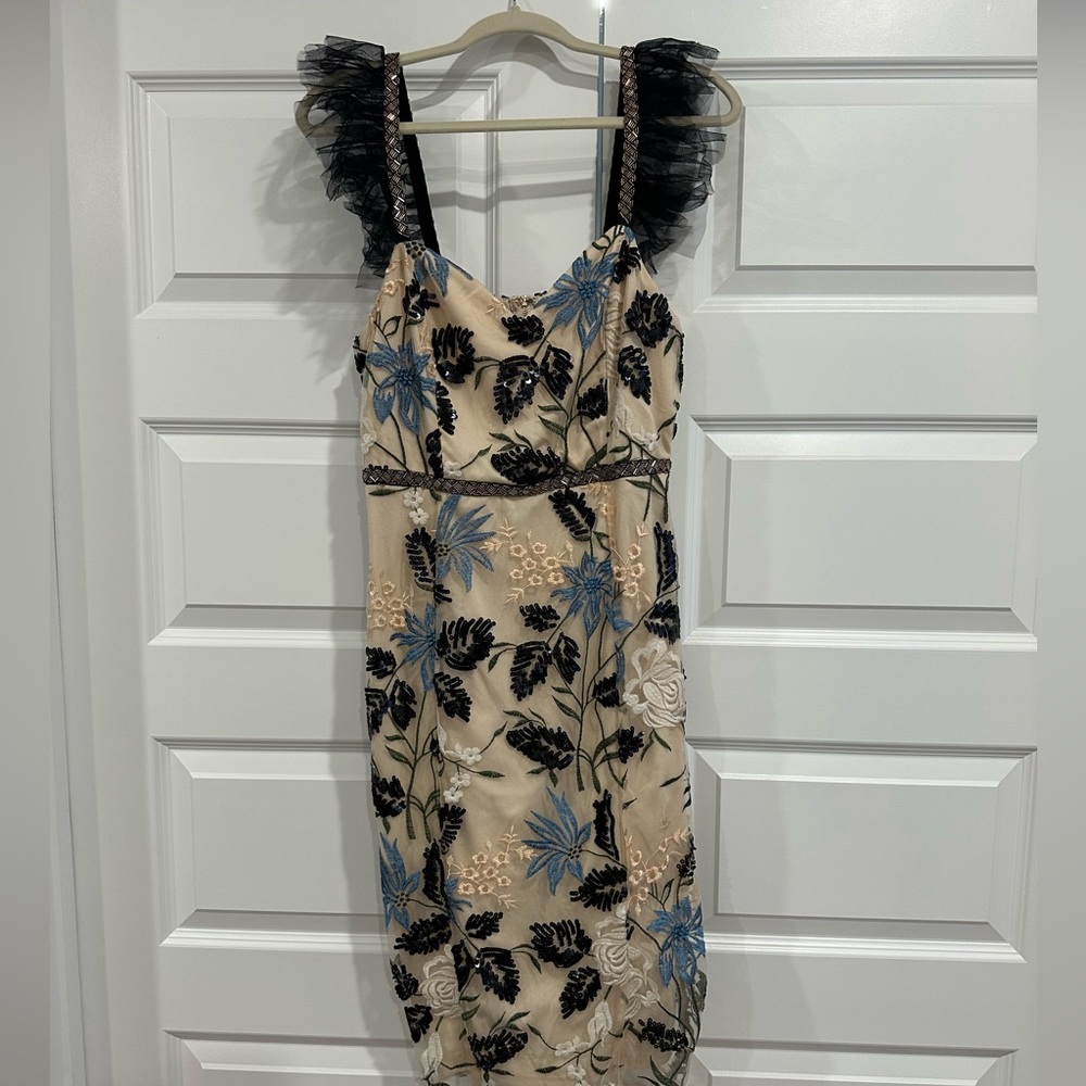 Embroidered Cocktail Dress